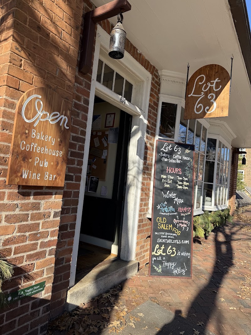 Lot 63: Bakery, Coffeehouse, Pub, Wine Bar